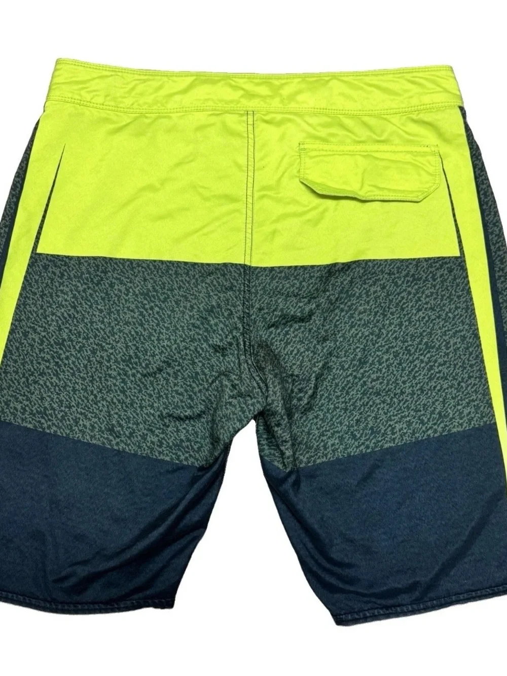 Fox Racing Men’s Neon Yellow and Dark Gray Boardshorts 33